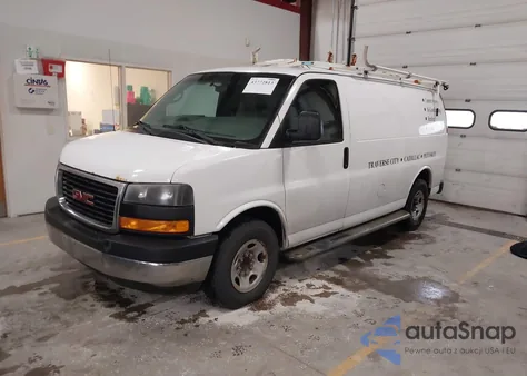 2014 GMC Savana 2500 Work Van z USA, uszkodzony, nr VIN 1GTW7FCA6E1905373